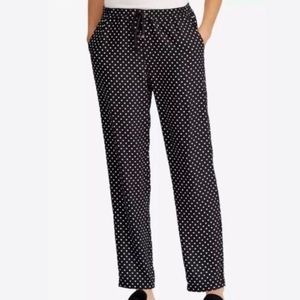 Ralph Lauren Womens Dot Casual Lounge Pants